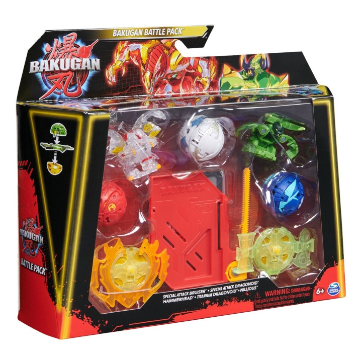 Bakugan 3.0 Strijdpakket - Rood in de groep SPEELGOED, KINDER- & BABYPRODUCTEN / Speelgoed / Speelset bij TP E-commerce Nordic AB (C80748)