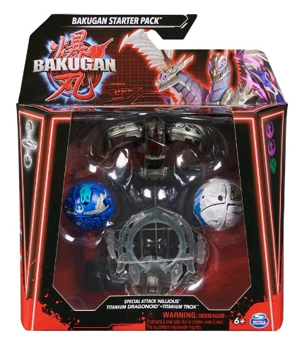 Bakugan Speciale aanval Nillious, titanium draakoïde & titanium trox in de groep SPEELGOED, KINDER- & BABYPRODUCTEN / Speelgoed / Figuren, Miniaturen & accessoires bij TP E-commerce Nordic AB (C80751)