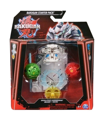 Bakugan Speciale aanval Hammerhead w/Bruiser & Ventri in de groep SPEELGOED, KINDER- & BABYPRODUCTEN / Speelgoed / Figuren, Miniaturen & accessoires bij TP E-commerce Nordic AB (C80752)