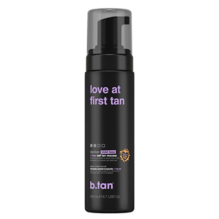 b.tan Love At First Tan Bruiningsmousse 200 ml in de groep BEAUTY & HEALTH / Huidsverzorging / Zonnebank / Bruin zonder zon bij TP E-commerce Nordic AB (C80845)