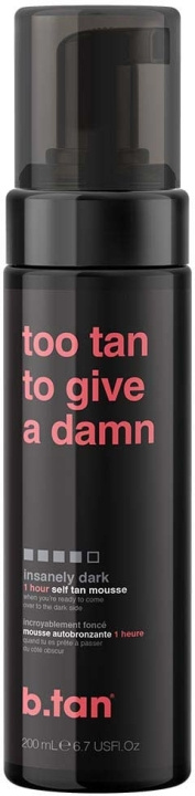 b.tan Too Tan To Give A Damn zelfbruinende mousse 200 ml in de groep BEAUTY & HEALTH / Huidsverzorging / Zonnebank / Bruin zonder zon bij TP E-commerce Nordic AB (C80846)