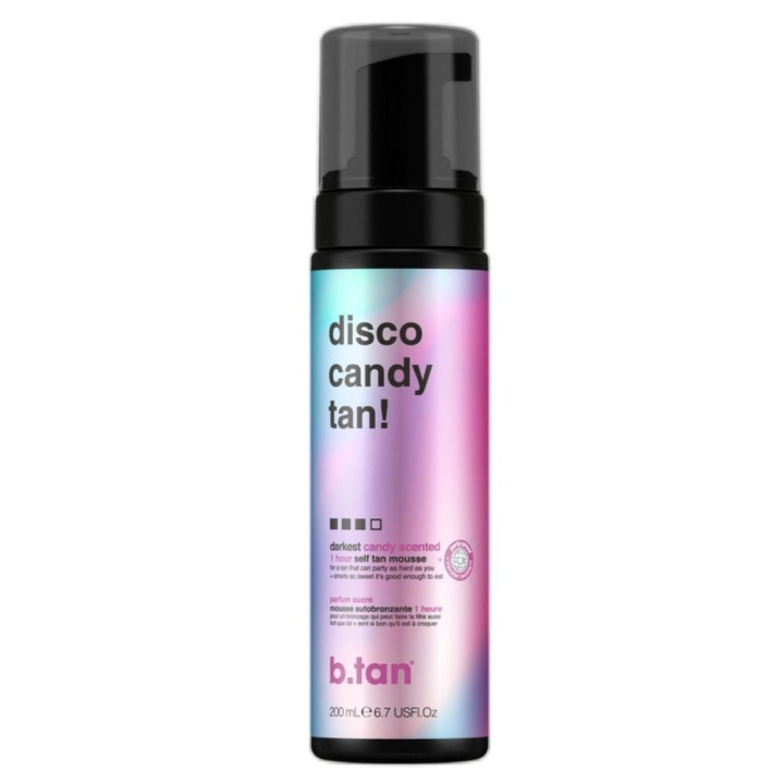 b.tan Disco Candy Tan Bruiningsmousse 200 ml in de groep BEAUTY & HEALTH / Huidsverzorging / Zonnebank / Bruin zonder zon bij TP E-commerce Nordic AB (C80847)