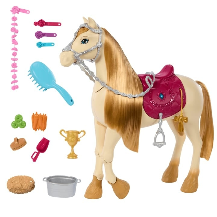 Barbie - Interactieve paardenachtervolging (HXJ42) in de groep SPEELGOED, KINDER- & BABYPRODUCTEN / Speelgoed / Docks & Accessoires bij TP E-commerce Nordic AB (C80869)