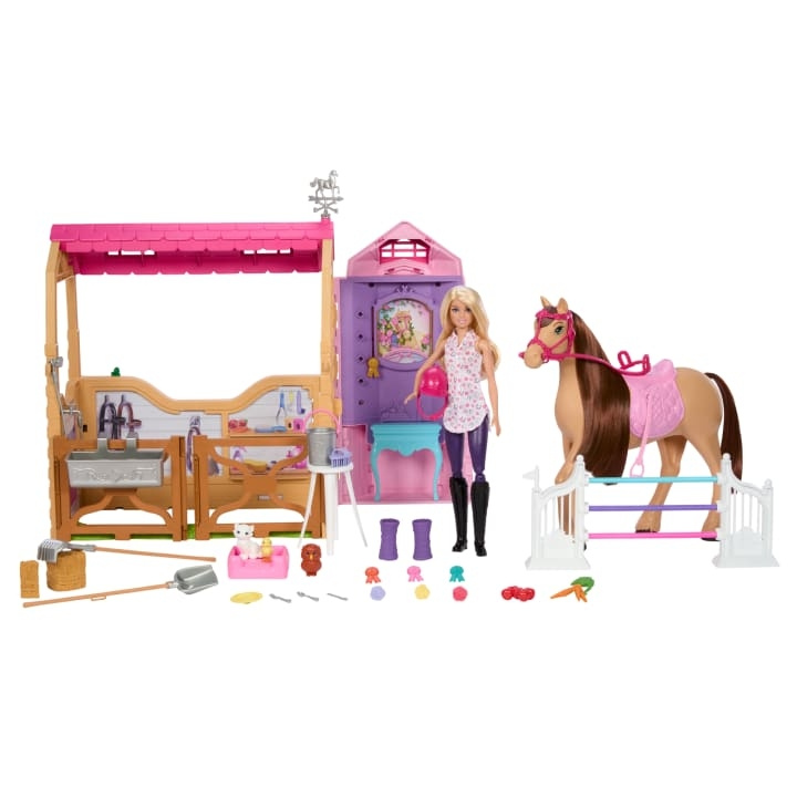 Barbie - De Grote Paardenjacht Ultieme Stal (HXJ44) in de groep SPEELGOED, KINDER- & BABYPRODUCTEN / Speelgoed / Docks & Accessoires bij TP E-commerce Nordic AB (C80870)