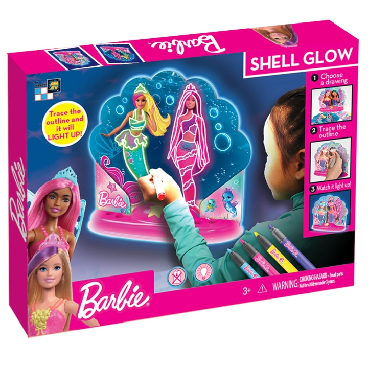 Barbie Nachtlamp-decoratie - Schelpgloed (AM-5112) in de groep SPEELGOED, KINDER- & BABYPRODUCTEN / Speelgoed / Docks & Accessoires bij TP E-commerce Nordic AB (C80884)