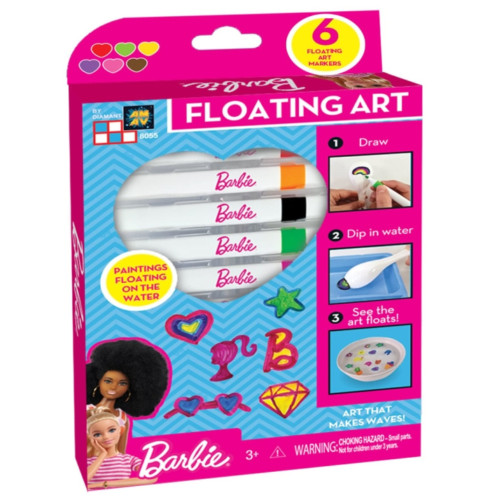 Barbie Maak unieke kunstwerken - Drijvende kunst (AM-8055) in de groep SPEELGOED, KINDER- & BABYPRODUCTEN / Speelgoed / Tekenen & Tellen bij TP E-commerce Nordic AB (C80890)