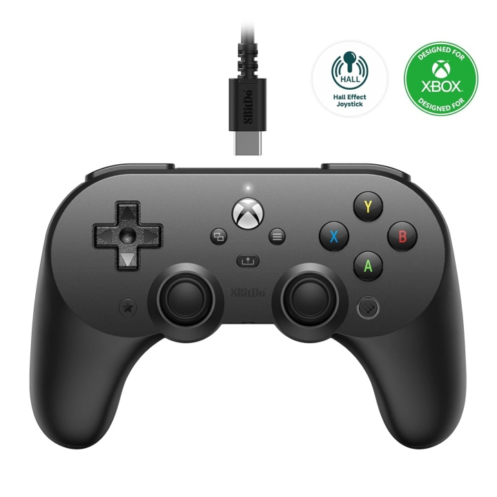 8Bitdo Pro 2 Bedrade Xbox-Gamepad Zwart in de groep HOME ELECTRONICS / Spelconsoles en accessoires / Xbox One bij TP E-commerce Nordic AB (C80903)