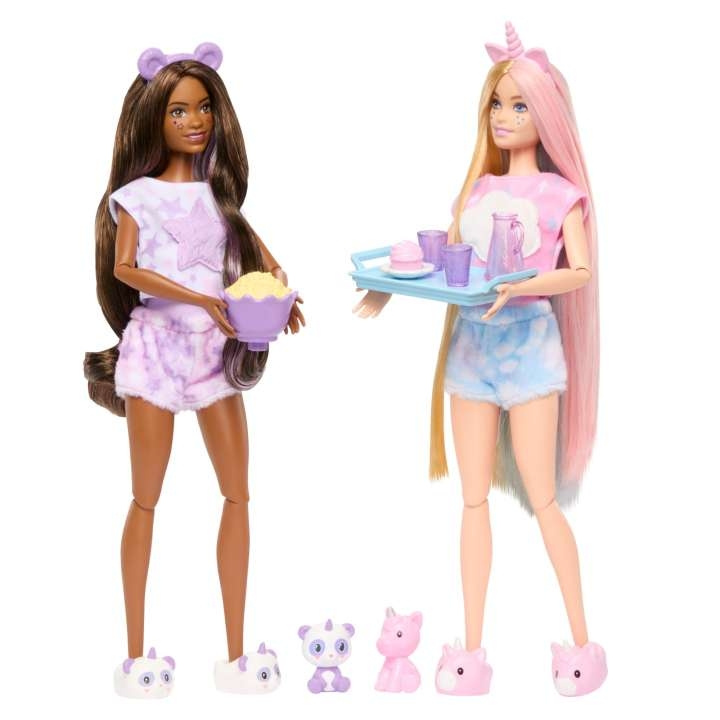 Barbie Cutie Onthulling Sluimerfeest Cadeauset (HRY15) in de groep SPEELGOED, KINDER- & BABYPRODUCTEN / Speelgoed / Docks & Accessoires bij TP E-commerce Nordic AB (C80908)