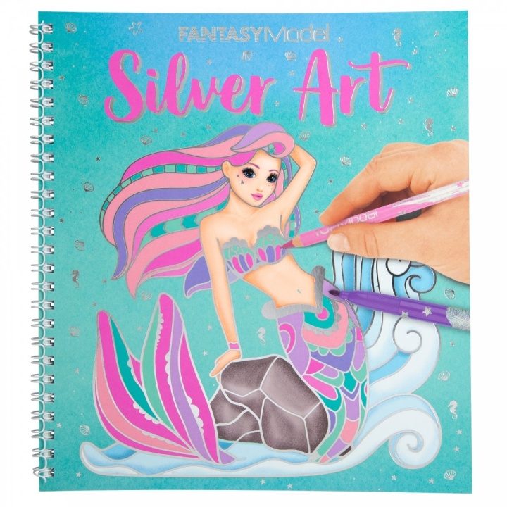 TOPModel Fantasie zilveren kunst ontwerp boek (411237) in de groep SPEELGOED, KINDER- & BABYPRODUCTEN / Speelgoed / Ambachten bij TP E-commerce Nordic AB (C80935)