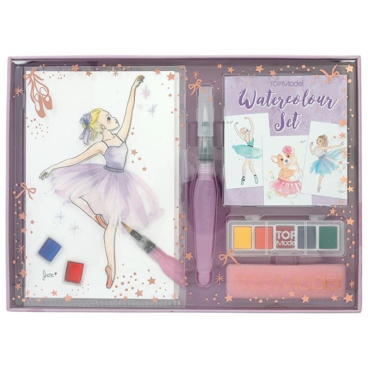 TOPModel Aquarelverf Set - BALLET - ( 0412248 ) in de groep SPEELGOED, KINDER- & BABYPRODUCTEN / Speelgoed / Ambachten bij TP E-commerce Nordic AB (C80970)