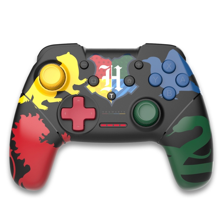 Trade Invaders Harry Potter - Draadloze controller - 4 Huizen in de groep HOME ELECTRONICS / Spelconsoles en accessoires / Nintendo Switch / Accessoires bij TP E-commerce Nordic AB (C80977)