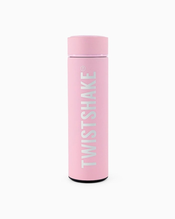 Twistshake Warm of koud flesje pastelroze 420 ml in de groep SPEELGOED, KINDER- & BABYPRODUCTEN / Eten & Drinken / Babyflessen & Accessoires bij TP E-commerce Nordic AB (C80998)