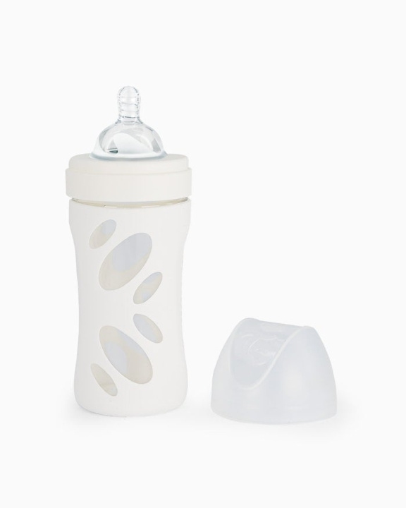 Twistshake Antikoliek Glazen Fles Wit 260 ml in de groep SPEELGOED, KINDER- & BABYPRODUCTEN / Eten & Drinken / Babyflessen & Accessoires bij TP E-commerce Nordic AB (C81016)