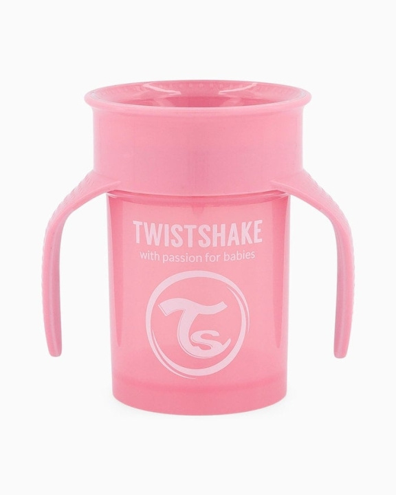 Twistshake 360 Beker 6+m Pastel Roze in de groep SPEELGOED, KINDER- & BABYPRODUCTEN / Eten & Drinken / Babyflessen & Accessoires bij TP E-commerce Nordic AB (C81017)