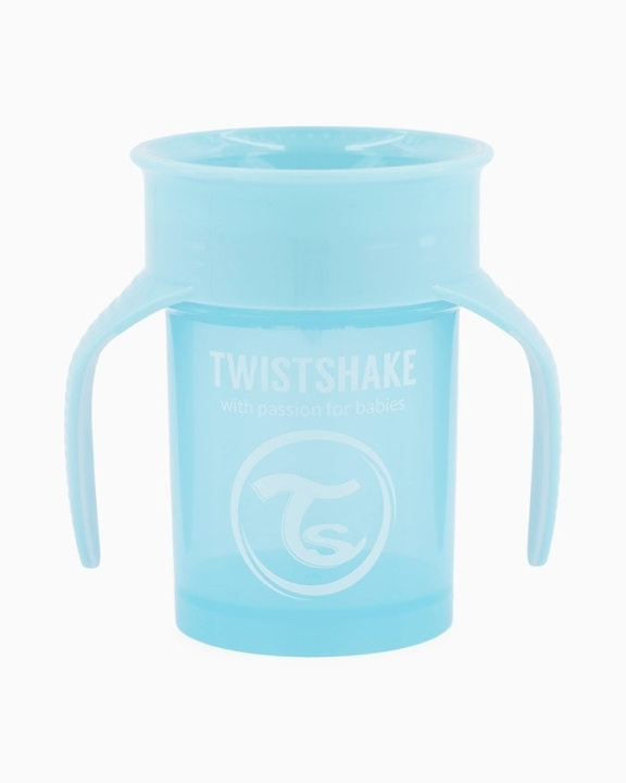 Twistshake 360 Beker 6+m Pastelblauw in de groep SPEELGOED, KINDER- & BABYPRODUCTEN / Eten & Drinken / Babyflessen & Accessoires bij TP E-commerce Nordic AB (C81018)