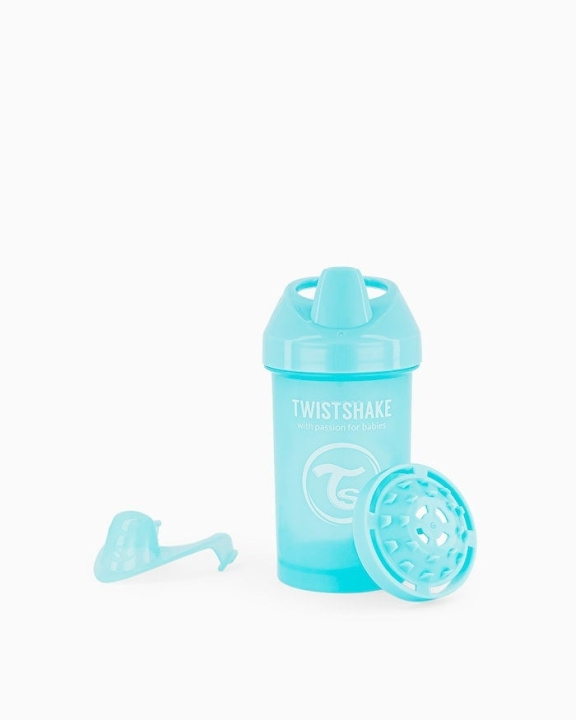 Twistshake Kruipbeker 8+m Pastelblauw 300 ml in de groep SPEELGOED, KINDER- & BABYPRODUCTEN / Eten & Drinken / Babyflessen & Accessoires bij TP E-commerce Nordic AB (C81022)