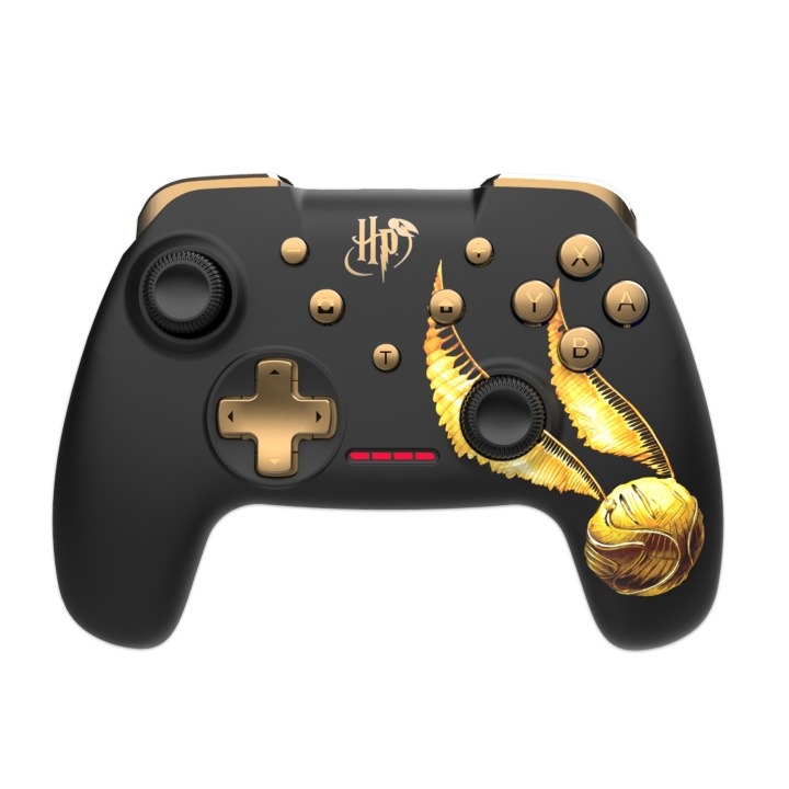 Trade Invaders Draadloze Controller Harry Potter Gouden Snaai Zwart (Nintendo Switch) in de groep HOME ELECTRONICS / Spelconsoles en accessoires / Nintendo Switch / Accessoires bij TP E-commerce Nordic AB (C81138)