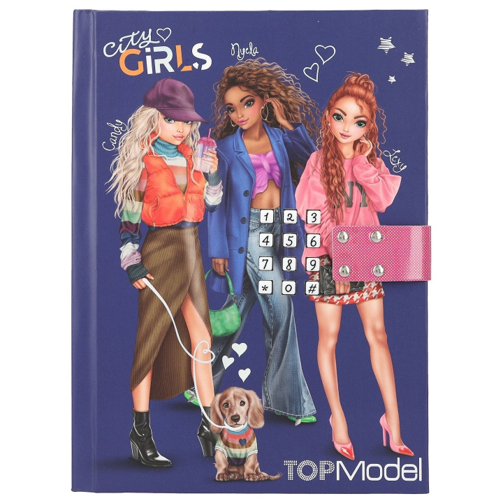 TOPModel Agenda met code en geluid CITY GIRLS ( 0412711 ) in de groep SPEELGOED, KINDER- & BABYPRODUCTEN / Speelgoed / Ambachten bij TP E-commerce Nordic AB (C81151)