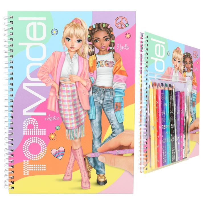 TOPModel Kleurboek met pennenset ( 0412943 ) in de groep SPEELGOED, KINDER- & BABYPRODUCTEN / Speelgoed / Tekenen & Tellen bij TP E-commerce Nordic AB (C81259)