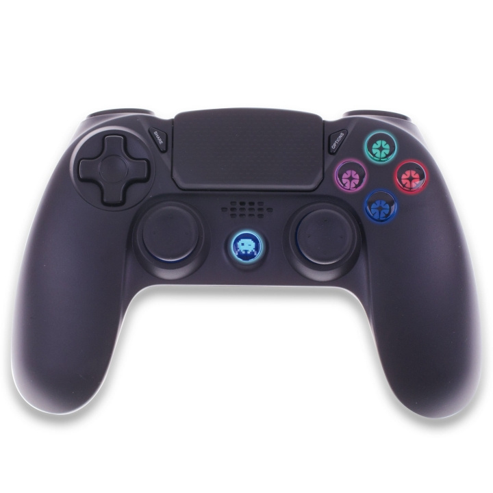 Trade Invaders PS4 Draadloze Controller Zwart in de groep HOME ELECTRONICS / Spelconsoles en accessoires / Sony PlayStation 4 bij TP E-commerce Nordic AB (C81295)