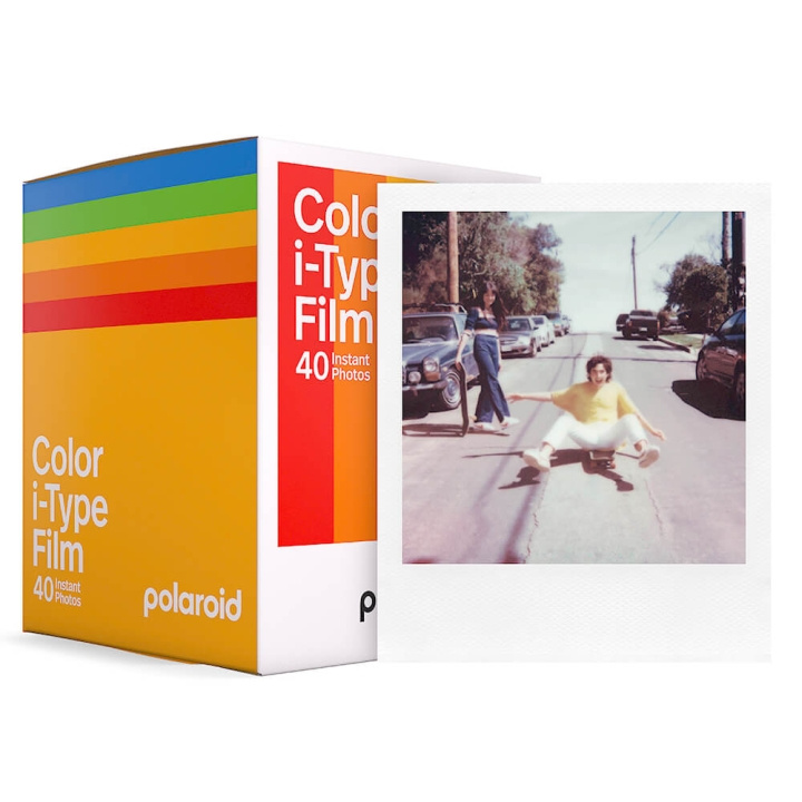 Polaroid Färgfilm i-Type Vit Ram 5pack in de groep HOME ELECTRONICS / Foto & Video / Fotoapparatuur / Overige bij TP E-commerce Nordic AB (C81400)