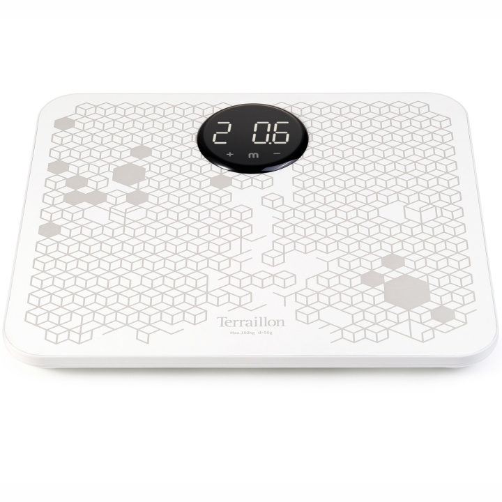 Terraillon Personvåg Power Massager med Elektrostimulering 180 kg in de groep BEAUTY & HEALTH / Gezondheidszorg / Badkamerweegschaal bij TP E-commerce Nordic AB (C81454)