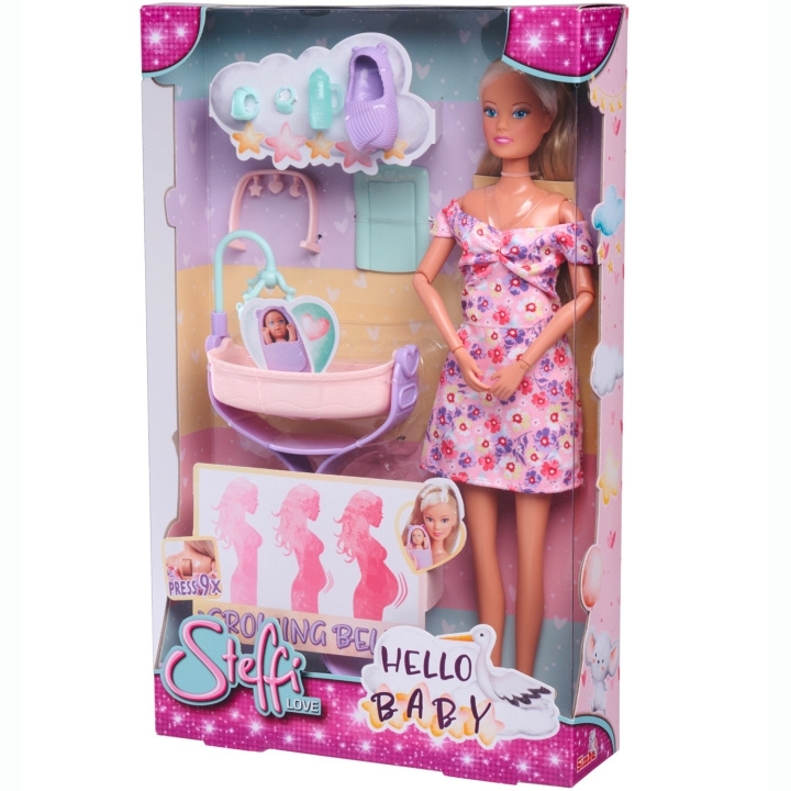 Simba Toys Steffi LOVE Gravid med Växande Mage in de groep SPEELGOED, KINDER- & BABYPRODUCTEN / Speelgoed / Docks & Accessoires bij TP E-commerce Nordic AB (C81547)