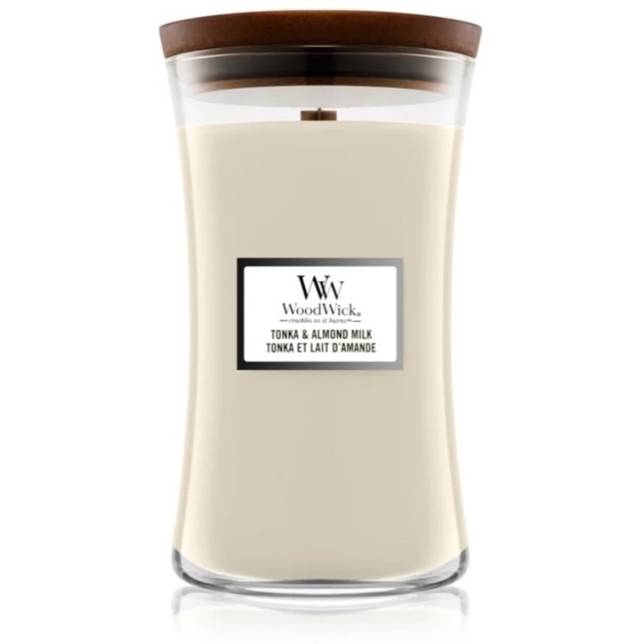 WoodWick Large - Tonka & Almond Milk in de groep BEAUTY & HEALTH / Geuren & Parfum / Overige geuren / Geurkaarsen bij TP E-commerce Nordic AB (C81554)