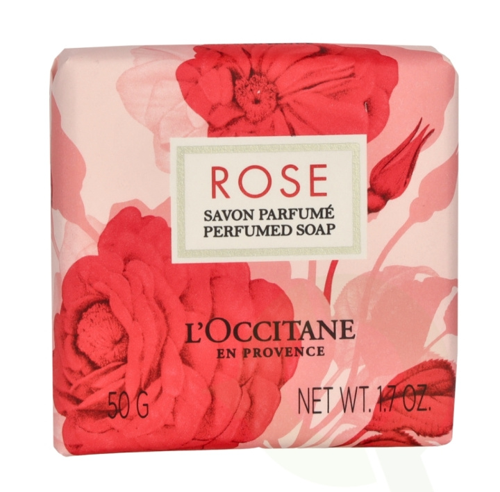 L\'Occitane Rose Perfumed Soap 50 g in de groep BEAUTY & HEALTH / Huidsverzorging / Lichaamsverzorging / Geurende zeep bij TP E-commerce Nordic AB (C81585)