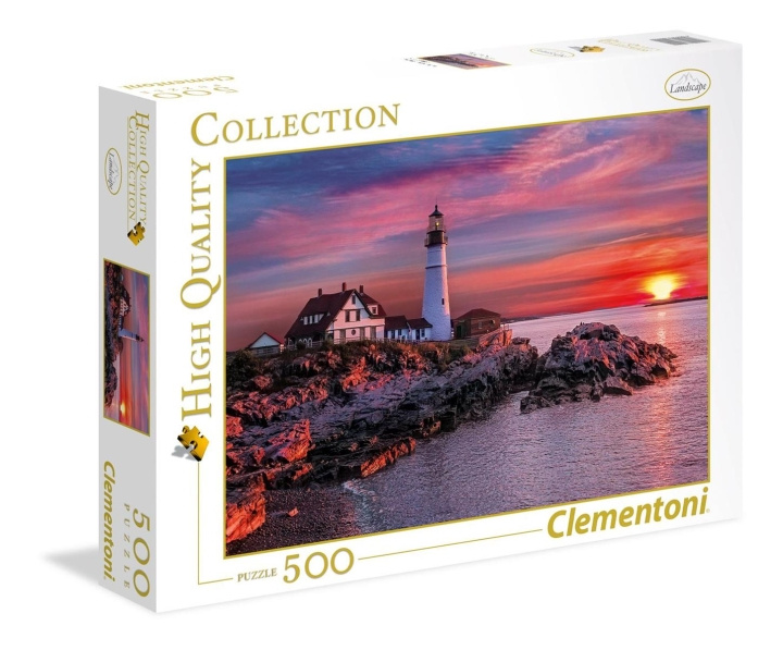 Clementoni 500 stuks High Quality Collection Portland Head Light in de groep SPEELGOED, KINDER- & BABYPRODUCTEN / Speelgoed / Puzzels bij TP E-commerce Nordic AB (C81716)