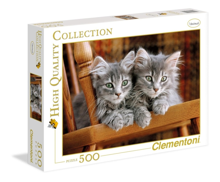 Clementoni 500 stuks High Quality Collection Kittens in de groep SPEELGOED, KINDER- & BABYPRODUCTEN / Speelgoed / Puzzels bij TP E-commerce Nordic AB (C81719)