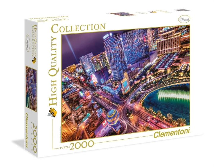 Clementoni 2000 stuks Hoogwaardige Collectie LAS VEGAS in de groep SPEELGOED, KINDER- & BABYPRODUCTEN / Speelgoed / Puzzels bij TP E-commerce Nordic AB (C81730)