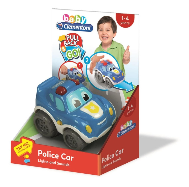 Clementoni Trekauto Politie in de groep SPEELGOED, KINDER- & BABYPRODUCTEN / Speelgoed / Speelgoedauto\'s bij TP E-commerce Nordic AB (C81744)