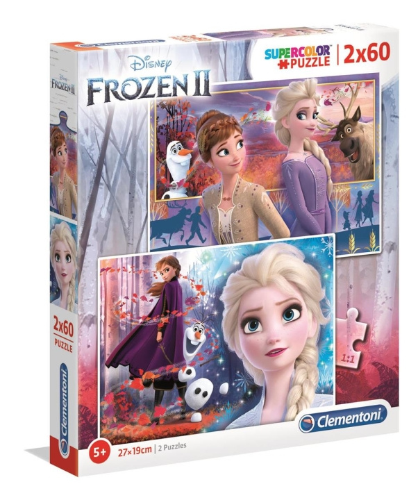 Clementoni 2x60 Puzzels Kids Frozen 2 in de groep SPEELGOED, KINDER- & BABYPRODUCTEN / Speelgoed / Kinderpuzzel bij TP E-commerce Nordic AB (C81749)