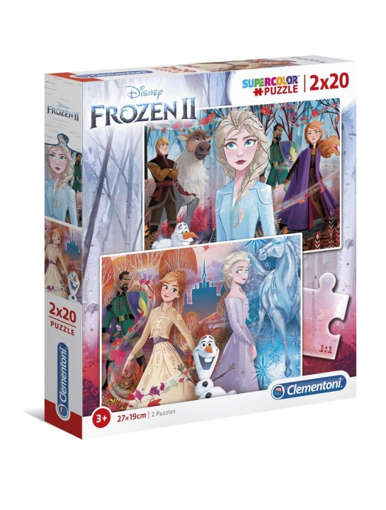 Clementoni 2x20 puzzels Kids Frozen 2 in de groep SPEELGOED, KINDER- & BABYPRODUCTEN / Speelgoed / Puzzels bij TP E-commerce Nordic AB (C81750)