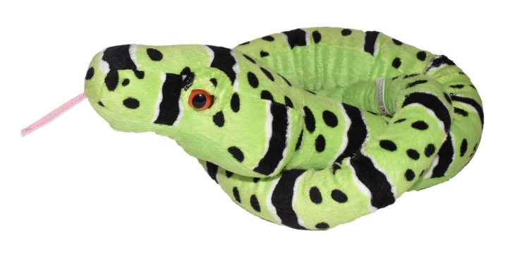 Wild Republic Snakesss Groene Rots Rammelaar 137 cm in de groep SPEELGOED, KINDER- & BABYPRODUCTEN / Babyspeelgoed / Knuffels bij TP E-commerce Nordic AB (C81771)