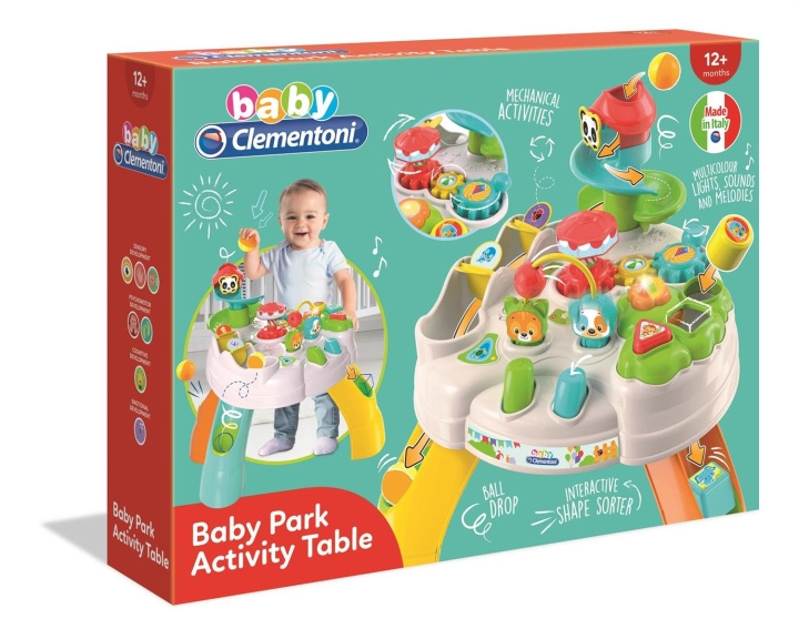 Clementoni Baby Park Activiteitentafel in de groep SPEELGOED, KINDER- & BABYPRODUCTEN / Babyspeelgoed / Activiteitenspeelgoed bij TP E-commerce Nordic AB (C81777)