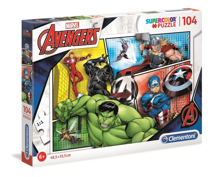 Clementoni 104 puzzels Kids Avengers in de groep SPEELGOED, KINDER- & BABYPRODUCTEN / Speelgoed / Puzzels bij TP E-commerce Nordic AB (C81790)