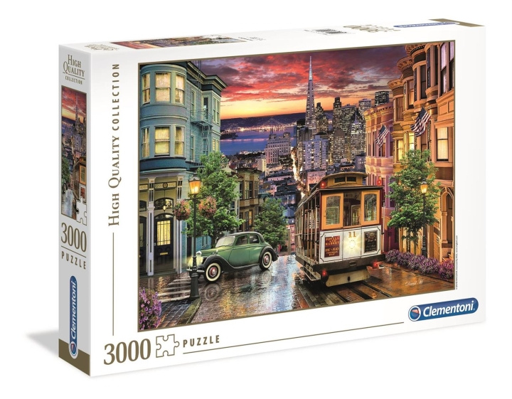 Clementoni 3000 stuks hoogwaardige collectie San Francisco in de groep SPORT, VRIJE TIJD & HOBBY / Hobby / Puzzel bij TP E-commerce Nordic AB (C81797)