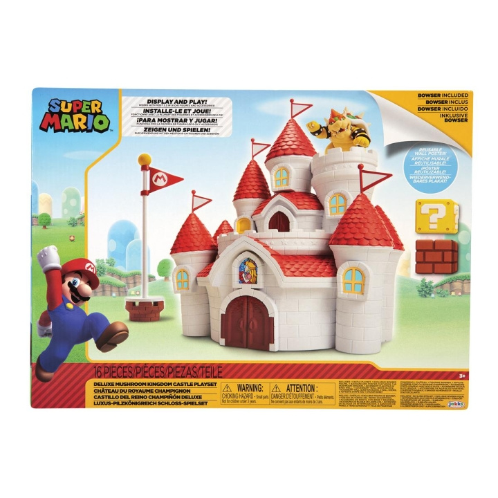 JAKKS Pacific Super Mario 2.5 Inch Speelset Deluxe Kasteel Paddenstoelenrijk in de groep SPEELGOED, KINDER- & BABYPRODUCTEN / Speelgoed / Speelgoed bij TP E-commerce Nordic AB (C81817)