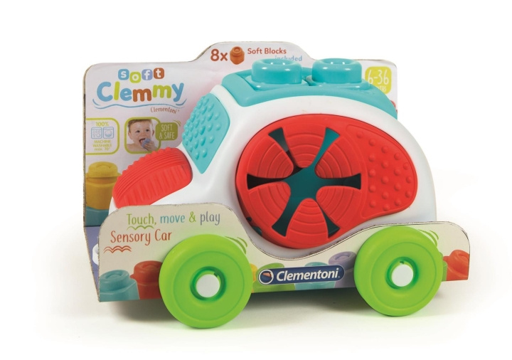 Clementoni Zachte Clemmy Auto in de groep SPEELGOED, KINDER- & BABYPRODUCTEN / Babyspeelgoed / Activiteitenspeelgoed bij TP E-commerce Nordic AB (C81830)