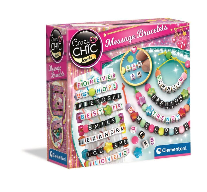 Clementoni Crazy Chic Bericht Armbanden in de groep SPEELGOED, KINDER- & BABYPRODUCTEN / Speelgoed / Ambachten bij TP E-commerce Nordic AB (C81831)