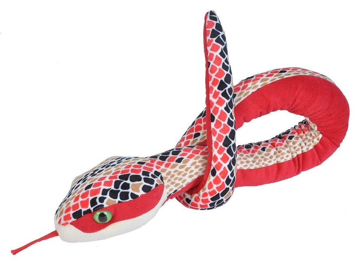 Wild Republic Snakesss Rood Schubben 137 cm in de groep SPEELGOED, KINDER- & BABYPRODUCTEN / Babyspeelgoed / Knuffels bij TP E-commerce Nordic AB (C81846)