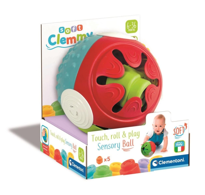 Clementoni Zachte Clemmy speelbal met tastzin in de groep SPEELGOED, KINDER- & BABYPRODUCTEN / Babyspeelgoed / Activiteitenspeelgoed bij TP E-commerce Nordic AB (C81848)