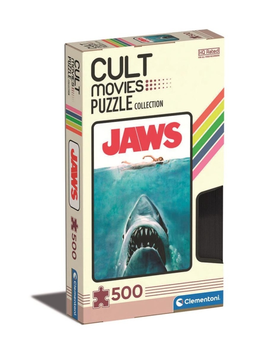 Clementoni 500 stuks High Quality Collection Cult Films Jaws in de groep SPEELGOED, KINDER- & BABYPRODUCTEN / Speelgoed / Puzzels bij TP E-commerce Nordic AB (C81856)