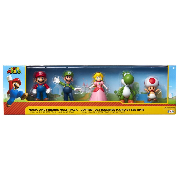 JAKKS Pacific Super Mario 2,5 Inch Beperkte Articulatie Figuur 5-Pack Mario & Vrienden in de groep SPEELGOED, KINDER- & BABYPRODUCTEN / Speelgoed / Figuren & miniaturen bij TP E-commerce Nordic AB (C81877)