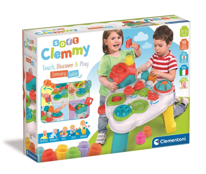 Clementoni Zachte Clemmy sensorische tafel in de groep SPEELGOED, KINDER- & BABYPRODUCTEN / Babyspeelgoed / Activiteitenspeelgoed bij TP E-commerce Nordic AB (C81880)