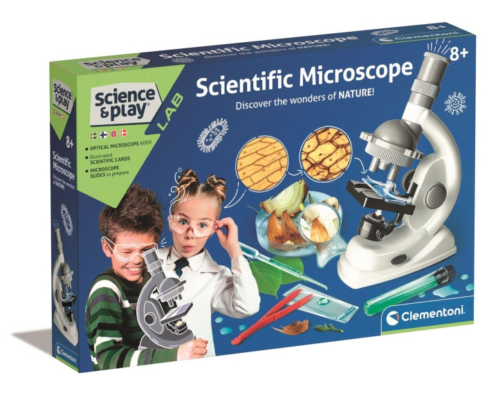 Clementoni Microscoop (Noords) in de groep SPEELGOED, KINDER- & BABYPRODUCTEN / Speelgoed / Experimenteren en doe-het-zelf bij TP E-commerce Nordic AB (C81884)