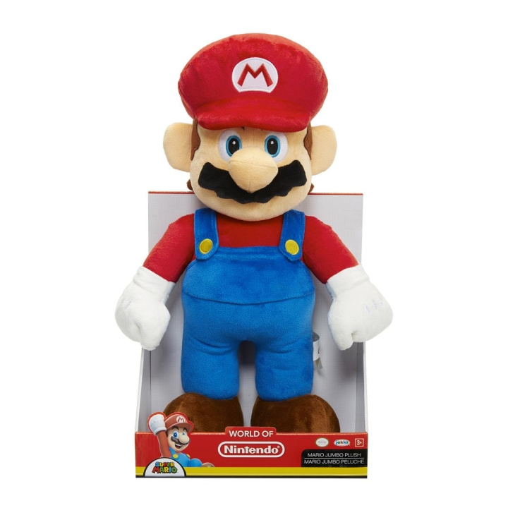 JAKKS Pacific Super Mario Pluche Jumbo Mario in de groep SPEELGOED, KINDER- & BABYPRODUCTEN / Babyspeelgoed / Knuffels bij TP E-commerce Nordic AB (C81885)