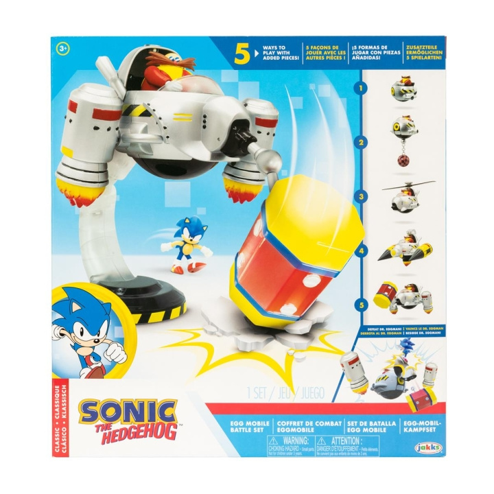 JAKKS Pacific Sonic the Hedgehog 2,5 Inch Speelset Ei Mobiel Strijdset in de groep SPEELGOED, KINDER- & BABYPRODUCTEN / Speelgoed / Speelgoed bij TP E-commerce Nordic AB (C81890)